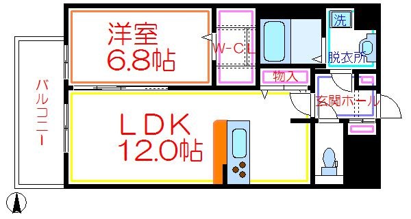ラ・グルナード 間取り