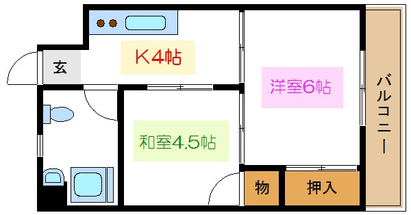 藤コーポ 間取り
