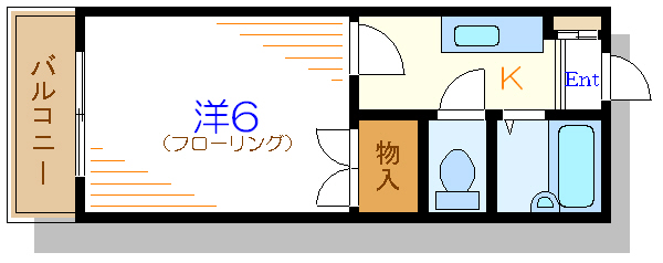 ハイムフローレス  間取り