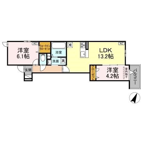 セレスティア瑞江Ⅲ 間取り