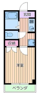 メゾンセレクトⅡ 201号室 間取り