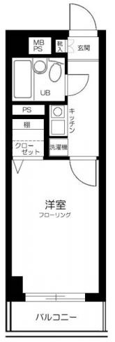 ライオンズマンション王子第６ 間取り