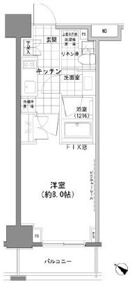 パークハビオ人形町 間取り