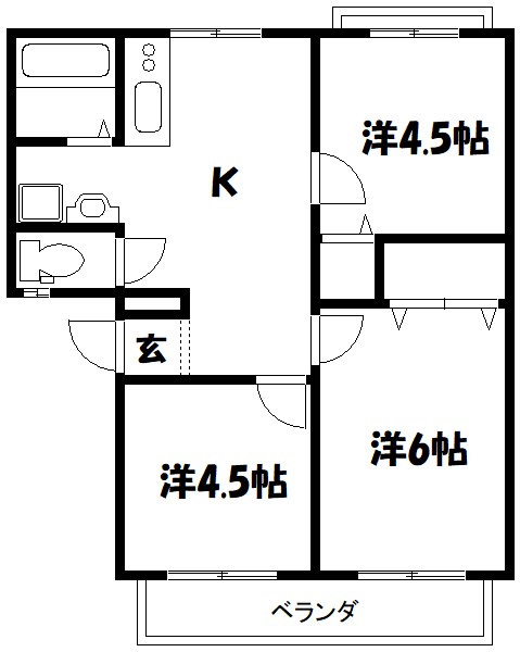 サンハイツNo3 間取り