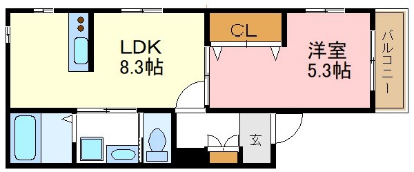 studioV  間取り
