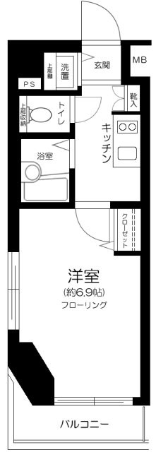 プレール・ドゥーク清澄白河   間取り