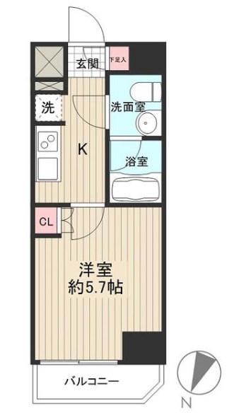 ライジングプレイス綾瀬二番館 間取り