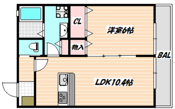 フォルセノーグ 307号室 間取り