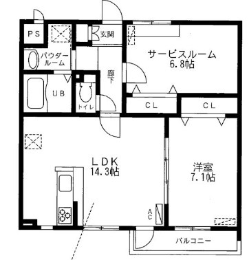 ヴィラ　ブラン 間取り
