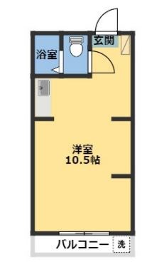コーポアルカディアⅠ 間取り