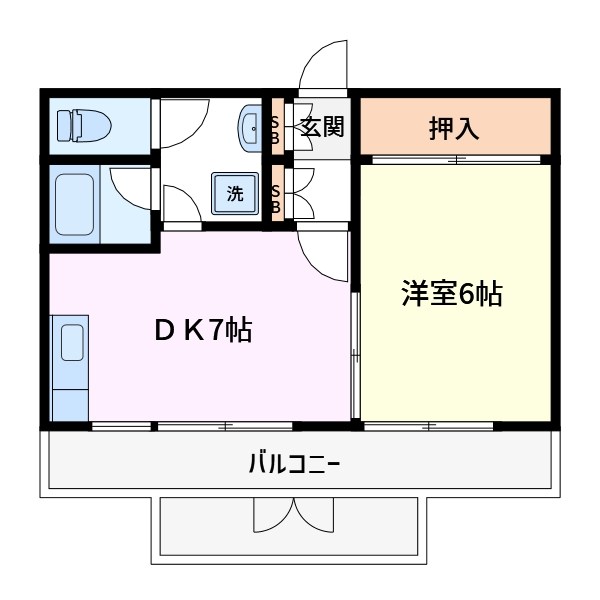 エトワール嵯峨Ⅱ 間取り