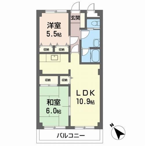 ソレアード  間取り