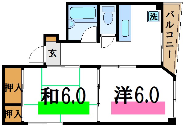 エスポワール髙木 間取り