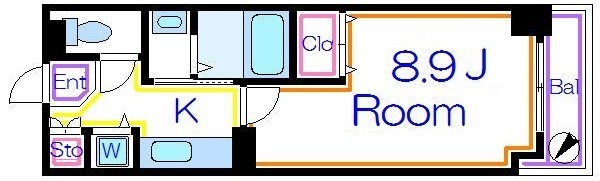 アレグレット千住宿  間取り