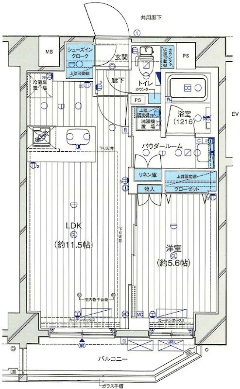 GENOVIA小村井 間取り