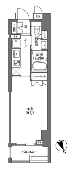 HAMACHO　APARTMENTS 間取り