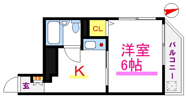 Ｋ・ハイム   間取り