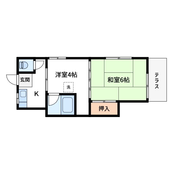 富士コーポ 間取り