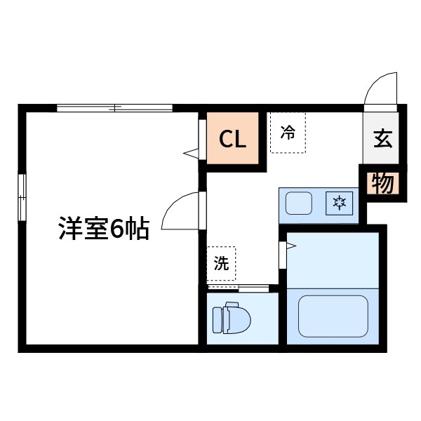 ソレイユＦＵＪＩＮＵＭＡ 間取り