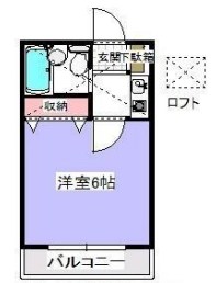 サンイーグル富士見 202号室 間取り