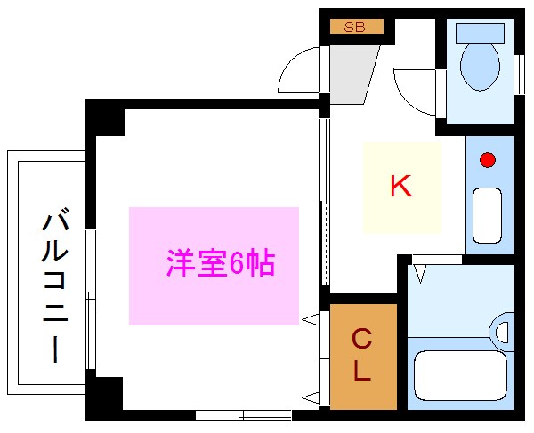 ＤＡＮハイツⅡ 202号室 間取り