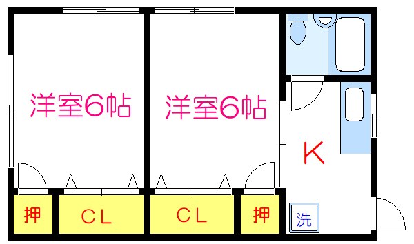 コーポ潮 間取り