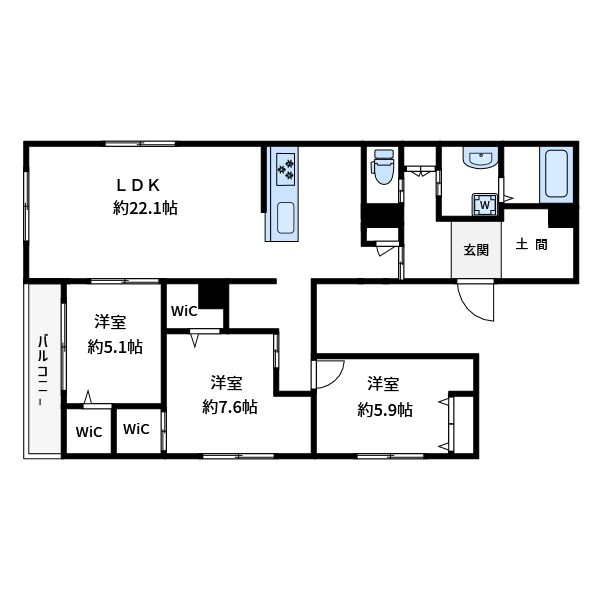 レジデンス柳壹南 間取り