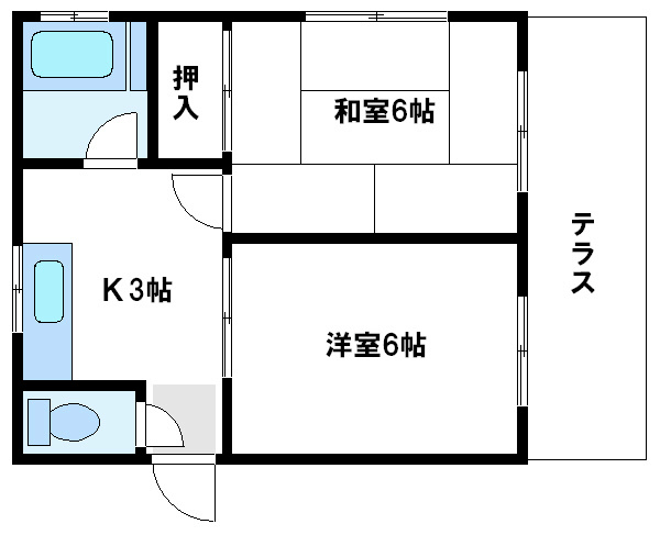 ハセガワハイム   間取り