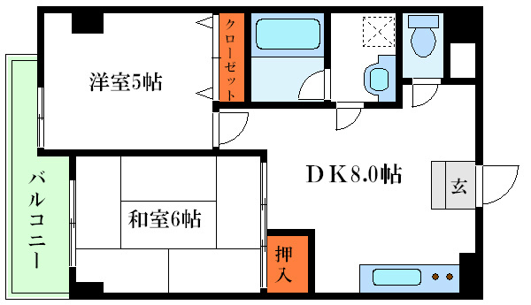 マンションサトウ  間取り