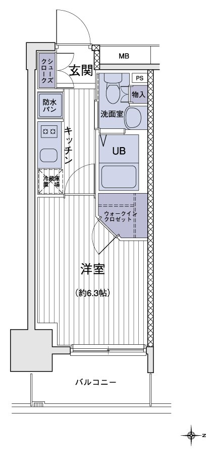 エスティメゾン大島 間取り
