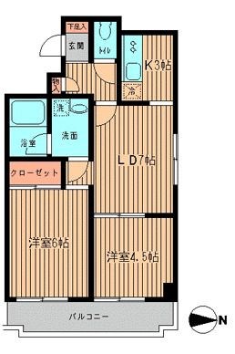 シティハイツ両国  間取り