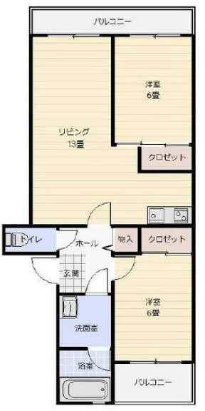 サンシティヒコタ　B-3 111号室 間取り