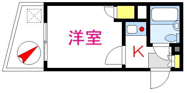 中葛西セントラルマンション 207号室 間取り