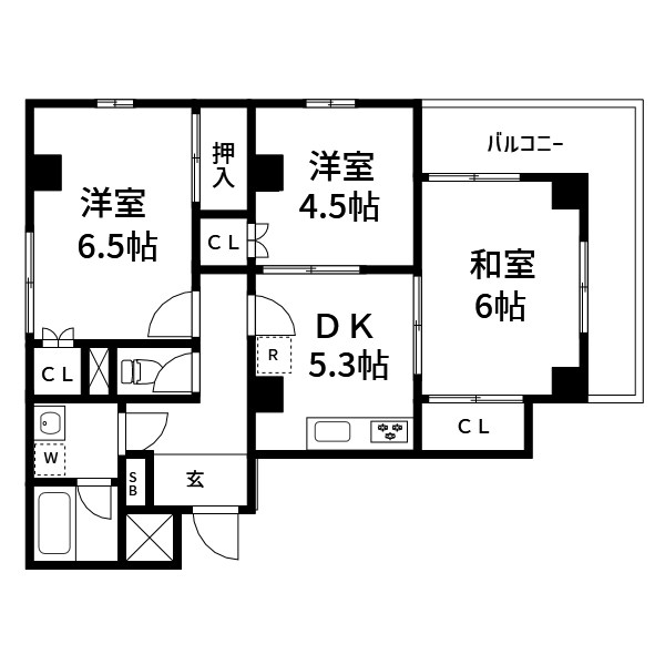 リッジ・タピオラ   間取り