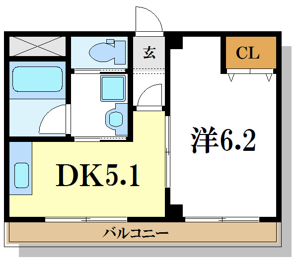 リーベンハイム 201号室 間取り