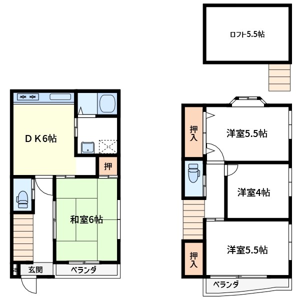 東葛西戸建 間取り