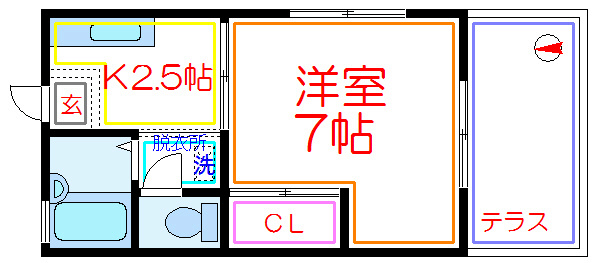 アメニティーアオイ 間取り