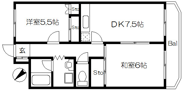ビューハイツ 間取り