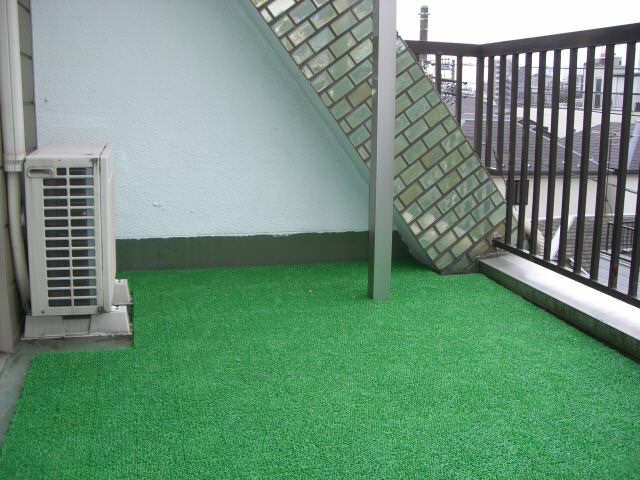 長岡マンション ベランダ
