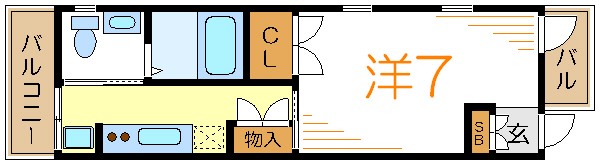ＪＰＮ 202号室 間取り