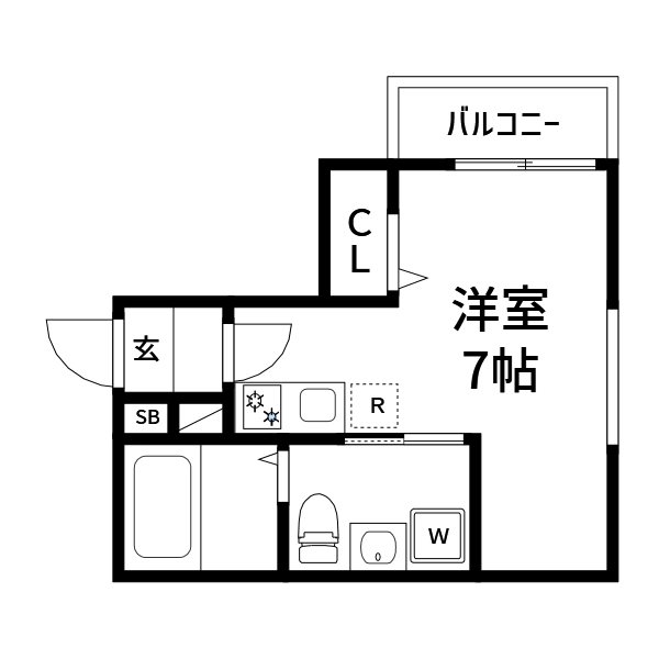 サンブリヤ西瑞江 間取り