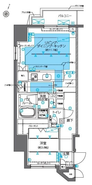 ZOOM神田 間取り