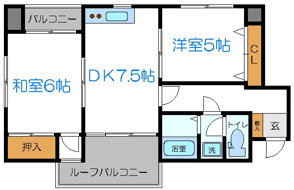 サンシャルム堀 間取り