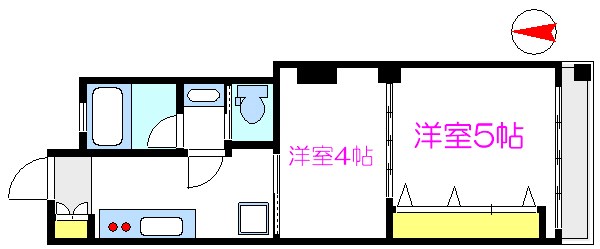 今井コーポ   間取り
