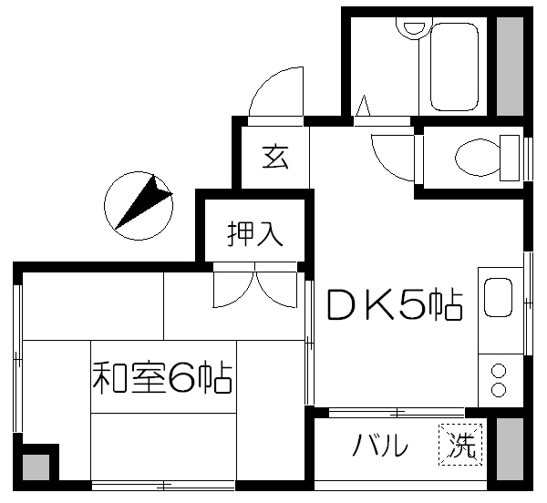服部マンション 間取り