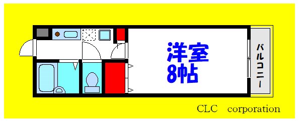 ラクダ  306号室 間取り
