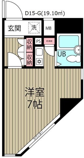 SOCIETY　SEASONS   1305号室 間取り