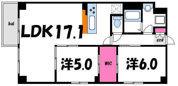 La prima Grande（ラ プリマ グランデ） 間取り