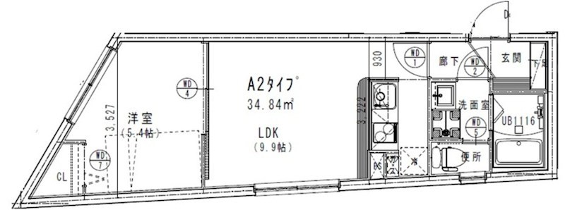 JVC Residence Oji 間取り