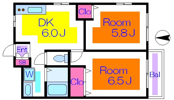 サンフラッツ 間取り